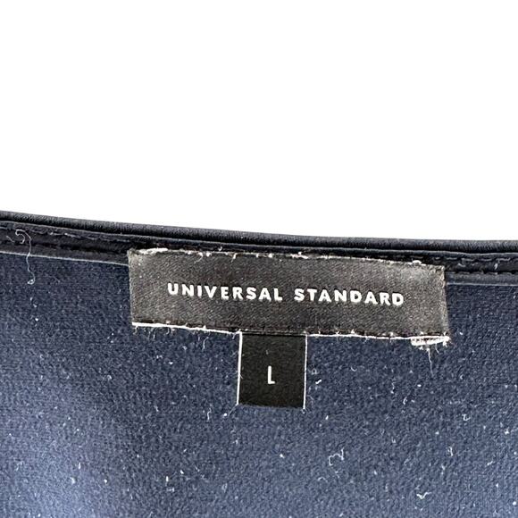 UNIVERSAL STANDARD Navy Blue Taza Trapeze Dress Size Large US 22-24 - Picture 6 of 11